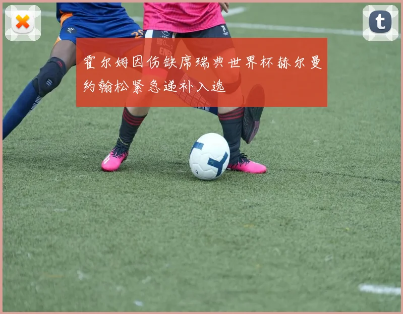 霍尔姆因伤缺席瑞典世界杯赫尔曼约翰松紧急递补入选